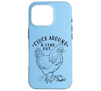 Carcasa para iPhone 16 Pro Funny Hen Cluck Around Buff Orpington Chicken Lover