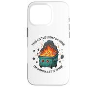 Carcasa para iPhone 16 Pro Funny Mental Health Emotional Dumpster Fire