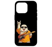 Carcasa para iPhone 16 Pro Funny Monk Guitarrista Rock Music Retro Style Design