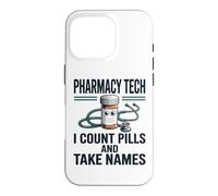 Carcasa para iPhone 16 Pro Funny Pharmacy Tech Squad Asistente de farmacéutico CPhT