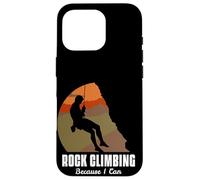 Carcasa para iPhone 16 Pro Funny Rock Climbing Mountaineering Rock Climber Gift