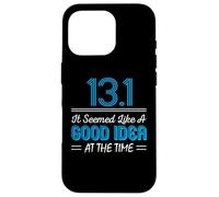 Carcasa para iPhone 16 Pro Funny Running 13.1 Miles Half Marathon