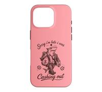 Carcasa para iPhone 16 Pro Funny Shark Sorry Was Cashing out Casino Ganador Humor