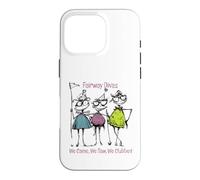 Carcasa para iPhone 16 Pro Funny Women Golf Fairway Divas Vinimos, vimos, Clubes