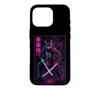 Carcasa para iPhone 16 Pro Futuro Guerrero Samurai Anime Ciencia Ficción