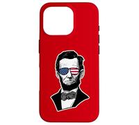 Carcasa para iPhone 16 Pro Gafas de Sol Abraham Lincoln USA