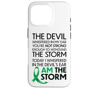 Carcasa para iPhone 16 Pro Gallbladder Cancer Warriors I Am The Storm, I Will Survive