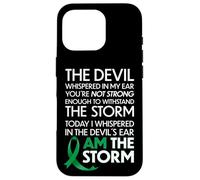 Carcasa para iPhone 16 Pro Gallbladder Cancer Warriors I Am The Storm, I Will Survive