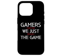 Carcasa para iPhone 16 Pro Gamers Can't Die We Just Restart The Game Funny Gaming Meme