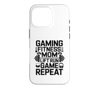 Carcasa para iPhone 16 Pro Gaming Fitness Lift Run Game Walk Repeat