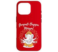 Carcasa para iPhone 16 Pro Ganesh Chaturthi Dios hindú Elefante Señor Ganeshotsav