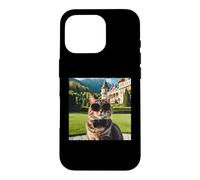 Carcasa para iPhone 16 Pro Gato en el Castillo de Peles