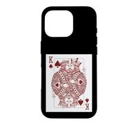 Carcasa para iPhone 16 Pro Gay Pride King of Spades Card Pareja Novio Novio LGBTQ