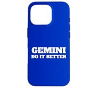 Carcasa para iPhone 16 Pro Géminis Hazlo Mejor Signo del Zodíaco Astrología