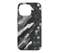 Carcasa para iPhone 16 Pro Geometría Black Ops: diseño futurista de Ropa técnica táctica