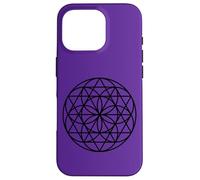 Carcasa para iPhone 16 Pro Geometría Sagrada Flor De La Vida Mejor Yoga Yogi Flores Sagradas