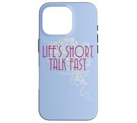 Carcasa para iPhone 16 Pro Gilmore Girls Life'S Short. Talk Fast.