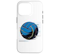 Carcasa para iPhone 16 Pro Glitch Art Art Balón de Waterpolo