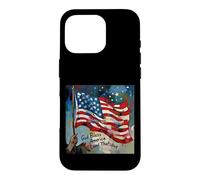 Carcasa para iPhone 16 Pro God Bless America Land That I Love US Flag Pintura artística
