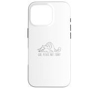 Carcasa para iPhone 16 Pro God Please Not To Today Sleeping Cat Nope Not Today