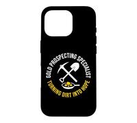 Carcasa para iPhone 16 Pro Gold Prospecting Specialist Funny Mining