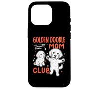 Carcasa para iPhone 16 Pro Golden Doodle Mom Club Goldendoodle Dog Mom Día de la Madre