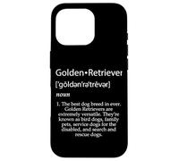 Carcasa para iPhone 16 Pro Golden Retriever Dog Definition Cute Puppy Golden Retrievers