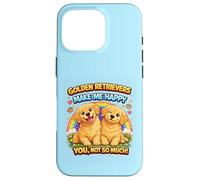 Carcasa para iPhone 16 Pro Golden Retrievers Love Never Fails Golden Hours Perros