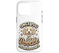 Carcasa para iPhone 16 Pro Goldendoodle Mom Goldendoodle Dad Once You Go Dueño de Doodle