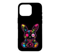 Carcasa para iPhone 16 Pro Goth Bunny Kawaii Rabbit Cute Gothic Outfit E-Girl Grunge