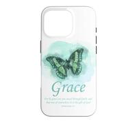 Carcasa para iPhone 16 Pro Grace Bible Verse: Women’s Christian Faith Ephesians 2:8