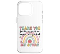 Carcasa para iPhone 16 Pro Gracias Parte Importante Mi Profesor de Historia
