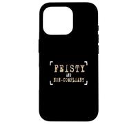 Carcasa para iPhone 16 Pro Gráfico de Bronceado Feisty/Non-Compliant Tan