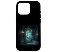 Carcasa para iPhone 16 Pro Gráfico de Mystic Mirror Portal Gothic Fantasy Magic Realm