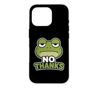 Carcasa para iPhone 16 Pro Gráfico Moody Frog No Thanks