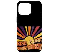 Carcasa para iPhone 16 Pro Gráfico Retro de Rise Shine Fight The Patriarchy Sunburst