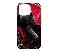 Carcasa para iPhone 16 Pro Guadaña de la Parca Ángeles caídos Arte de Terror gótico Oscuro