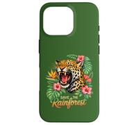 Carcasa para iPhone 16 Pro Guardar la Fauna Tropical del Jaguar rugiente de la Selva Tropical
