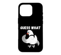 Carcasa para iPhone 16 Pro Guess What Lonesome Paloma Blanca Paloma Pájaro Hombres Mujeres Niños