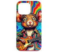Carcasa para iPhone 16 Pro Guitarrista Far out Mouse 60s