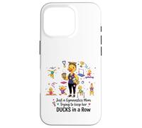 Carcasa para iPhone 16 Pro Gymnastics Mom Funny Ducks Gymnastics Mama