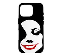 Carcasa para iPhone 16 Pro Halloween Horror Movie Witch Face Evil Smile