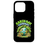 Carcasa para iPhone 16 Pro Happy EarthDay Save The Planet Kawaii Día de la Tierra Todos los días
