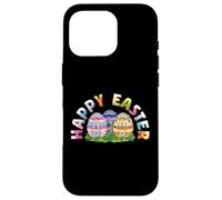 Carcasa para iPhone 16 Pro Happy Easter Block Building Ladrillo Constructor Maestro Constructor