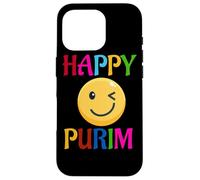 Carcasa para iPhone 16 Pro Happy Purim Costume Funny Jewish Face Mask