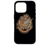 Carcasa para iPhone 16 Pro Harry Potter Hogwarts Crest Knitted Patch Damaged