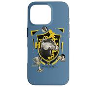 Carcasa para iPhone 16 Pro Harry Potter Hufflepuff Magicial Mischief Level Up Crest