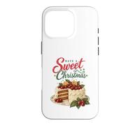 Carcasa para iPhone 16 Pro Have A Sweet Christmas Retro Cherry Cake Baking Lover