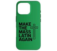 Carcasa para iPhone 16 Pro Haz de Nuevo la Cruz católica Tradicional en latín