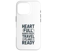 Carcasa para iPhone 16 Pro Heart Full Hands Planes de Viaje ocupados listos